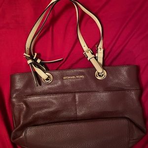 Burgundy Michael Kors purse